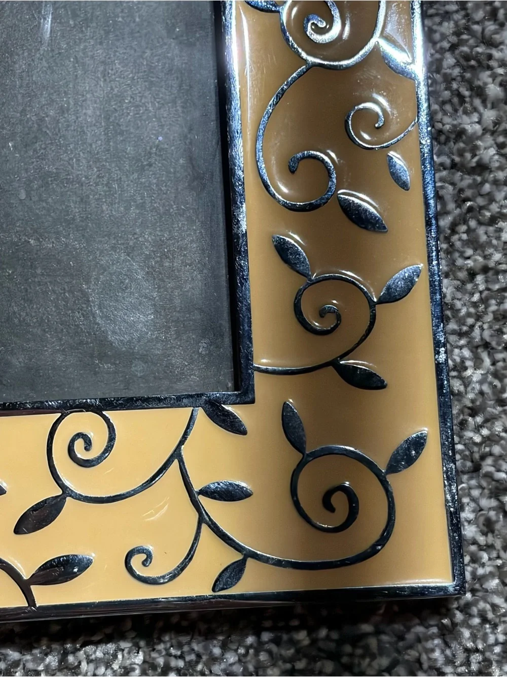 Decorative Yellow Scroll Picture Frame 8x10